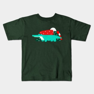 X-Mas Alligator Kids T-Shirt